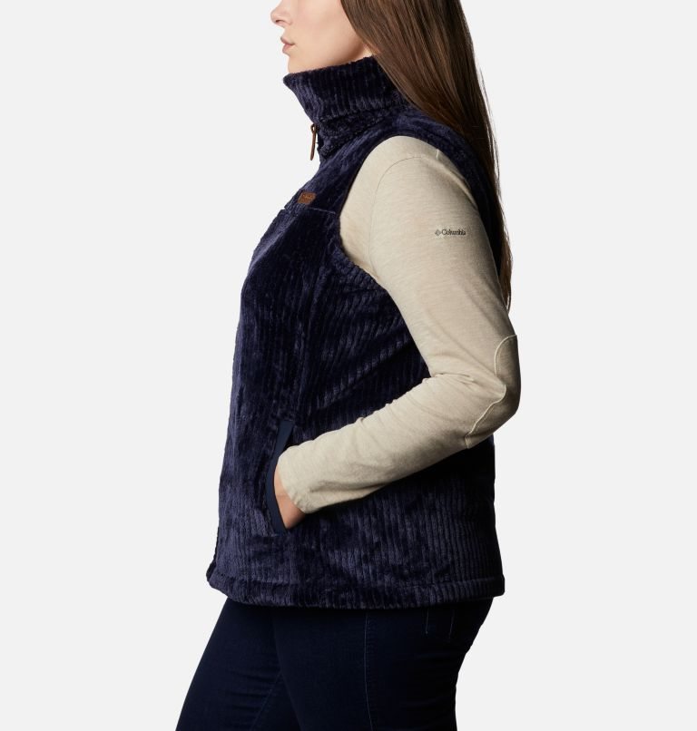 Vesta Columbia Fireside Sherpa Dama Bleumarin | Plus Size SES7890ZQ